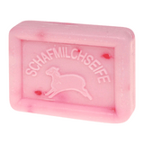 Ovis Schafmilchseife Himbeer Spritz, 100% Bio, für die tägliche Dusche, eckig, 100 g