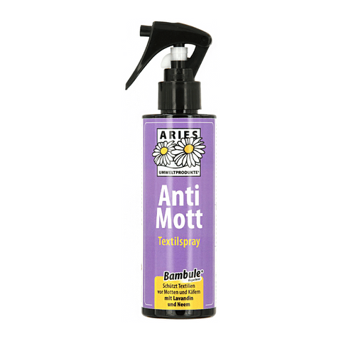 Anti Mott Textilspray, ARIES Umweltprodukte, 100% natürlich, mit Lavandin & Neem, 200 ml - luterna.de