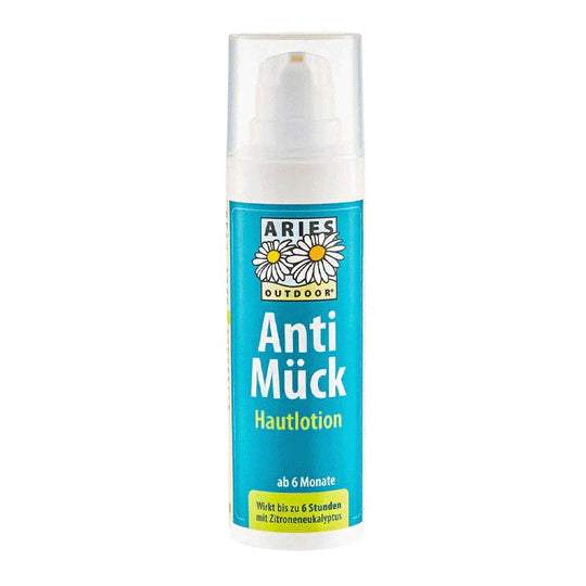 Anti Mück Hautlotion, ARIES Umweltprodukte, 100% natürlich, wirkt bis zu 6h, 30 ml, Mückenschutz, Outdoor