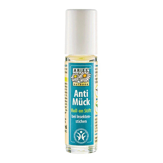 Anti Mück Roll-on Stift, bei Insektenstichen, ARIES Umweltprodukte, 100% natürlich, 10 ml, Mückenschutz, Outdoor