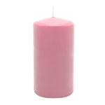 Stumpenkerze aus Paraffin, Antikrosa, WENZEL, 150/80 mm, Brenndauer ca. 73h, selbstverlöschend