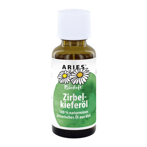 Bio-Zirbelkieferöl (Arvenöl), ARIES Umweltprodukte, 100% naturreines ätherisches Öl, 30 ml, Wohlbefinden - luterna.de