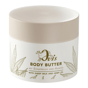 Ovis Body Butter Hanföl, mit Bio-Schafmilch & Hanföl, 200 ml
