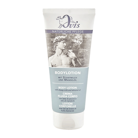 Bodylotion For Men mit Bio-Schafmilch & Mandelöl, Ovis Schafmilchseife, 100% natürlich, 200 ml