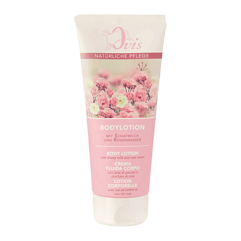 Bodylotion mit Schafmilch & Rosenwasser, Ovis Schafmilchseife, 100% natürlich, 200 ml