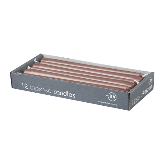 CLASSIC Spitzkerzen Siena, 250/23 mm, WENZEL, Brenndauer 8h, 12 St.