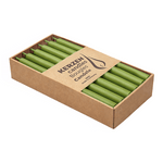 CLASSIC Stabkerzen Olive, 300/12 mm, WENZEL, Brenndauer 4h, 12 St.