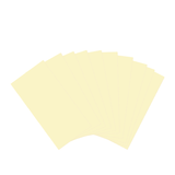 Wachsplatten Creme, Zengerle, 200 x 100 x 0,5 mm, 10 St.