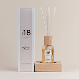 Diffuser Premium 100 ml N°18 Lino Puro, My Senso, 100% natürlich, Raumduft, inkl. 5 Faserstäbchen, Duftstäbchen