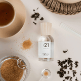 Diffuser Premium 100 ml N°21 Green Tea, My Senso, 100% natürlich, Raumduft, inkl. 5 Faserstäbchen, Duftstäbchen - luterna.de