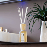 Diffuser Premium 240 ml N°18 Lino Puro, My Senso, 100% natürlich, Raumduft, inkl. 8 Faserstäbchen, Duftstäbchen - luterna.de