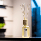 Diffuser Premium 240 ml N°33 Sandalwood, My Senso, 100% natürlich, Raumduft, inkl. 8 Faserstäbchen, Duftstäbchen - luterna.de