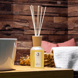 Diffuser Premium 240 ml N°3 Pinewood, My Senso, 100% natürlich, Raumduft, inkl. 8 Faserstäbchen, Duftstäbchen - luterna.de