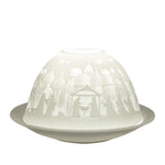 Dome-Light Bethlehem, Porzellan-Windlicht, KERZENFARM HAHN