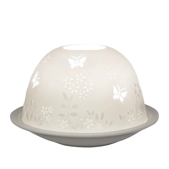 Dome-Light Frühling, Porzellan-Windlicht, KERZENFARM HAHN