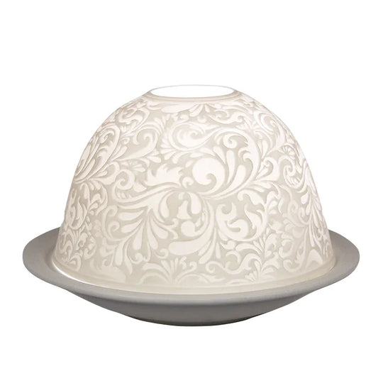 Dome-Light Ornamente, Porzellan-Windlicht, KERZENFARM HAHN