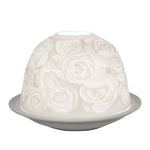 Dome-Light Rosen, Porzellan-Windlicht, KERZENFARM HAHN