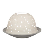 Dome-Light Sternenhimmel, Porzellan-Windlicht, KERZENFARM HAHN