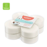 Duft-Maxilichter, Fresh Cotton, True Scents, BOLSIUS, Ø60 mm, Brenndauer ca. 8h, 8 Stück pro Verpackung