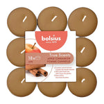Duft-Teelichter, Apple Cinnamon, True Scents, BOLSIUS, Ø38 mm, Brenndauer ca. 4h, 18 Stück pro Verpackung