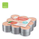Duft-Teelichter, Pfirsich, True Scents, BOLSIUS, Ø38 mm, Brenndauer ca. 4h, 18 Stück pro Verpackung