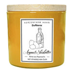 Duftkerze im Glas, Arganöl-Sheabutter, 100% pflanzliches Rapswachs, KERZENFARM HAHN, mit reinen ätherischen Ölen, Brenndauer ca. 17h