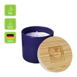 Duftkerze im Glas, Bratapfel, 100% pflanzliches Rapswachs, KERZENFARM HAHN, mit reinen ätherischen Ölen, Brenndauer ca. 17h