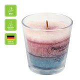 Duftkerze im Glas, Eisenkraut-Minze, 100% pflanzliches Stearin, KERZENFARM HAHN, mit reinen ätherischen Ölen, Brenndauer ca. 24h - luterna.de