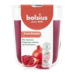 Duftkerze im Glas, Granatapfel, True Scents, BOLSIUS, 97/85 mm, Brenndauer ca. 45h