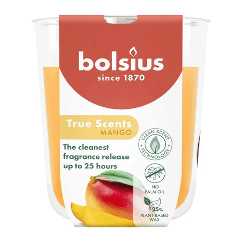 Duftkerze im Glas Mango, BOLSIUS, 25h –