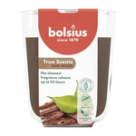 Duftkerze im Glas, Oud Wood, True Scents, BOLSIUS, 97/85 mm, Brenndauer ca. 45h