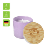 Duftkerze im Glas, Weihnachtstraum, 100% pflanzliches Rapswachs, KERZENFARM HAHN, mit reinen ätherischen Ölen, Brenndauer ca. 17h - luterna.de