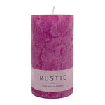 RUSTIC-Stumpenkerze Erika, WENZEL, 110/60 mm, Brenndauer ca. 38h, selbstverlöschend
