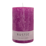 RUSTIC-Stumpenkerze Erika, WENZEL, 110/70 mm, Brenndauer ca. 51h, selbstverlöschend