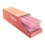 Stabkerzen Rustik, 23/270 mm, Eschen-Rose, BOLSIUS, Brenndauer ca. 13h, 9 Stück pro Verpackung