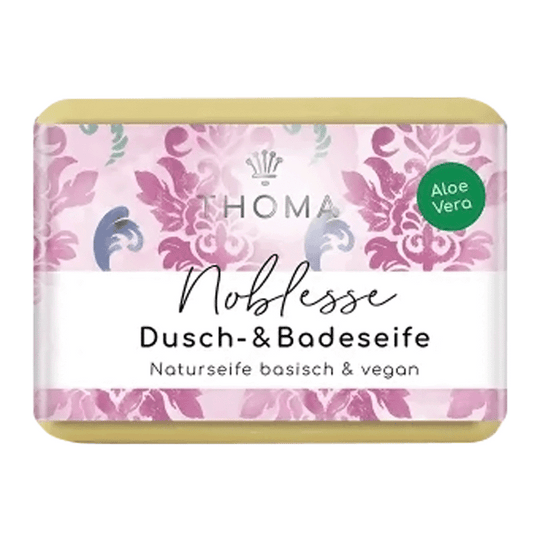Feine Sheabutterseife, Noblesse, THOMA Naturseifen-Manufaktur, Dusch- & Badeseife, vegan, 100 g, Körperpflege