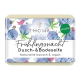 Frühlingsnacht-Kakaobutterseife – vegan, THOMA Naturseifen-Manufaktur, wohlduftend, für ein samtig weiches Gefühl, 100 g, Hautpflege