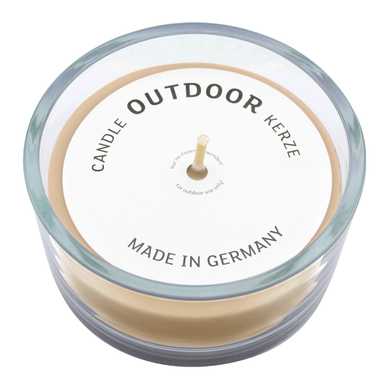 Outdoor-Kerze Erdnuss, 150/80 mm, WENZEL, 20h –
