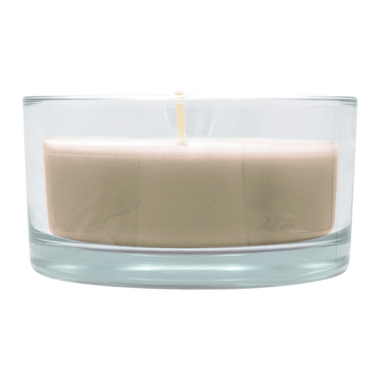 Glasschale Outdoor mit Dochtkerze, Outdoor-Kerze, Sahara, WENZEL, 150/80 mm, Brenndauer ca. 20h