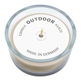 Glasschale Outdoor mit Dochtkerze, Outdoor-Kerze, Sahara, WENZEL, 150/80 mm, Brenndauer ca. 20h