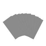Wachsplatten Grau, Zengerle, 200 x 100 x 0,5 mm, 10 St.