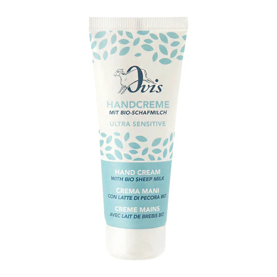 Handcreme Ultra Sensitive, Ovis Schafmilchseife, 100% natürlich, mit Bio-Schafmilch, 75 ml