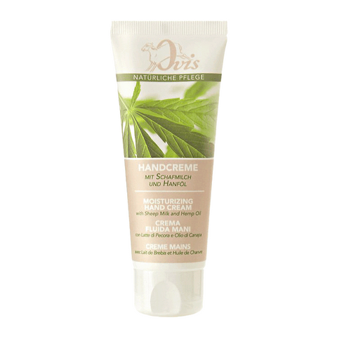 Handcreme mit Schafmilch & Hanföl, Ovis Schafmilchseife, 100% natürlich, 75 ml