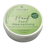 Feste Haarspülung für dickes Haar & Barthaar – Hanf, THOMA Naturseifen-Manufaktur, handgefertigt & vegan, Aludose, Haarpflege