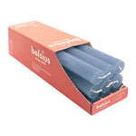 Stabkerzen Rustik, 23/270 mm, Himmelblau, BOLSIUS, Brenndauer ca. 13h, 9 Stück pro Verpackung
