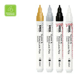 KREUL Glass & Porcelain Pen, 4er Set Glamour, Glas- & Porzellanmalstifte