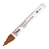 KREUL Glass & Porcelain Pen Classic medium, Cognac, 2-4 mm