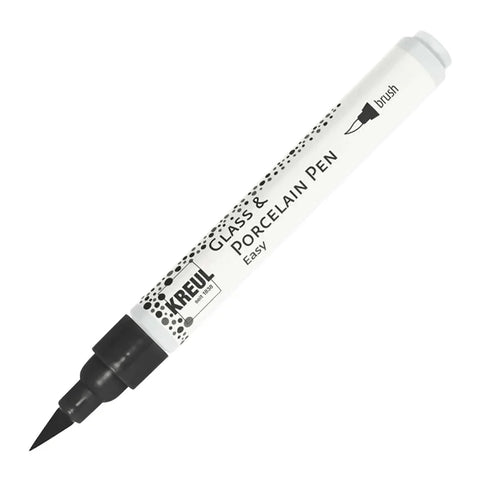 KREUL Glass & Porcelain Pen Easy brush, Schwarz, 2-4 mm