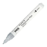 KREUL Glass & Porcelain Pen Metallic medium, Silber, 2-4 mm