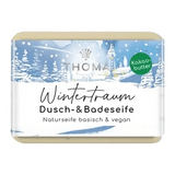 Kakaobutterseife, Wintertraum, THOMA Naturseifen-Manufaktur, aus bester Bio-Kakaobutter & viel Bio-Sheabutter, vegan, 100 g, Körperpflege